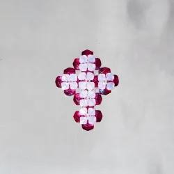  - Brooch Tanya -  - Laiton argenté